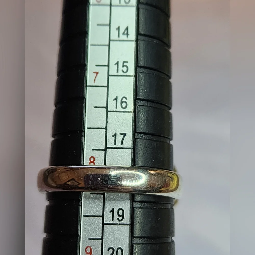 Contemporary Turquoise and Sterling Ring - Picture 4 of 5